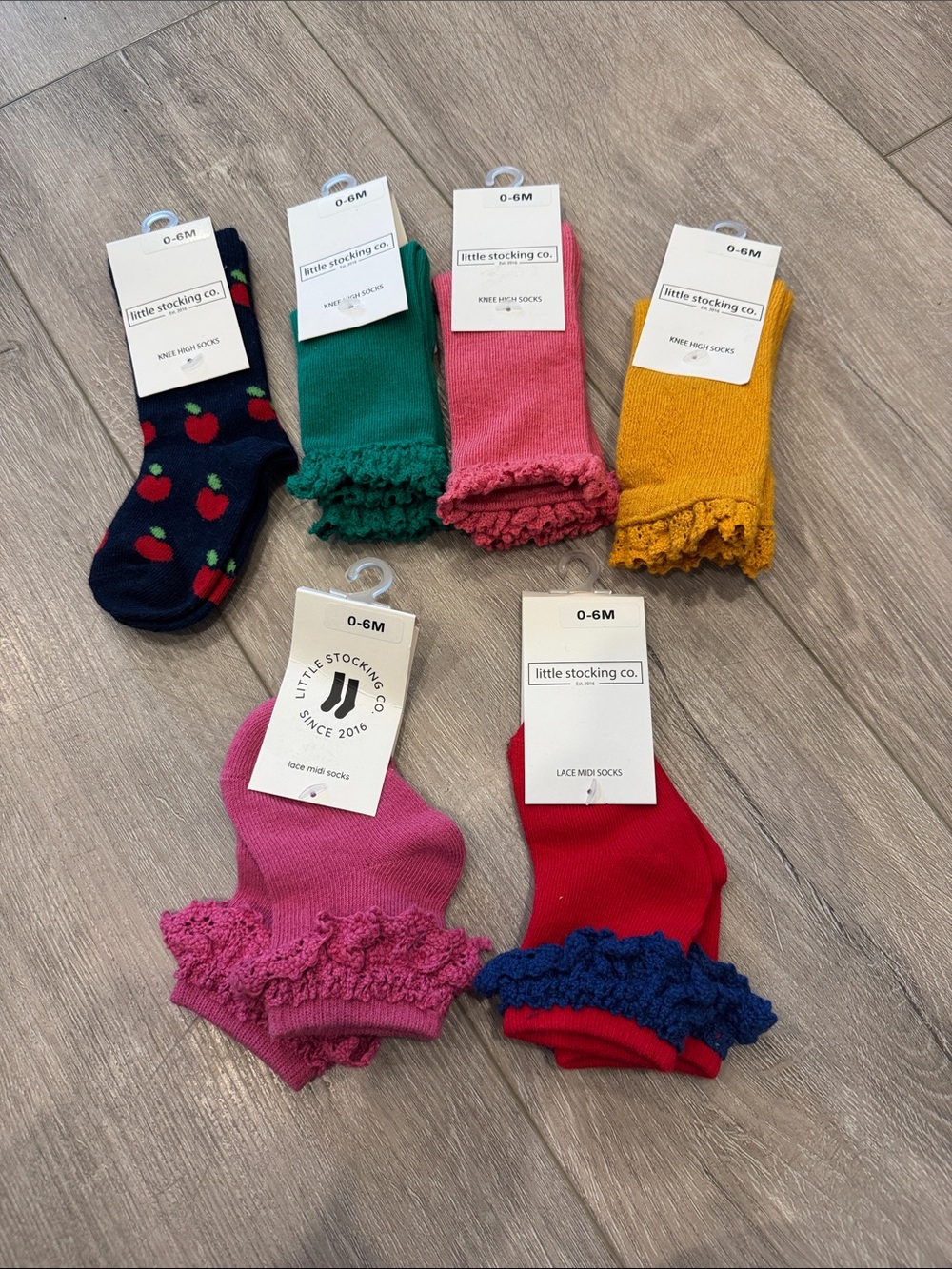 Bundle of Baby knee high Socks - Assorted Colors